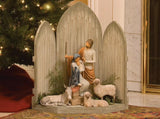 GENTLE ANIMALS OF THE STABLE FOR THE CHRISTMAS STORY  FIGURE SCULPTURE HAND PAINTING WILLOW TREE BY SUSAN LORDI