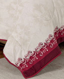 SENDAI PAISLEY FLOWERS DECORATIVE REVERSIBLE COMFORTER SET 4 PCS KING SIZE MADE IN MEXICO