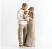 WE ARE THREE FIGURE SCULPTURE HAND PAINTING WILLOW TREE BY SUSAN LORDI