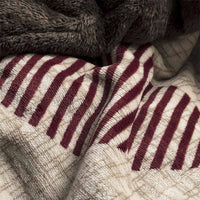 LEAVES WINTER BLANKET WITH SHERPA VERY SOFTY AND WARM QUEEN SIZE