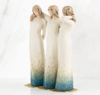 BY MY SIDE SIGNATURE COLLECTION FIGURE SCULPTURE HAND PAINTING WILLOW TREE BY SUSAN LORDI