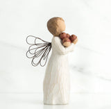 GOOD HEALTH ANGEL FIGURE SCULPTURE HAND PAINTING WILLOW TREE BY SUSAN LORDI