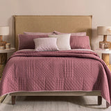 BLUSH COLOR SPECIAL FABRIC ULTRA SLIM DECORATIVE REVERSIBLE COMFORTER 1 PCS TWIN SIZE